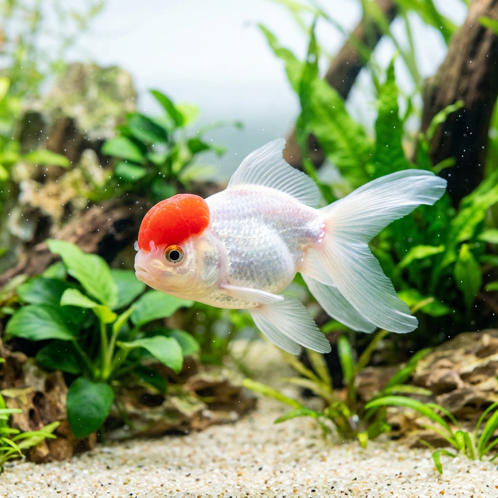 Ikan Mas Koki Oranda Red Cap